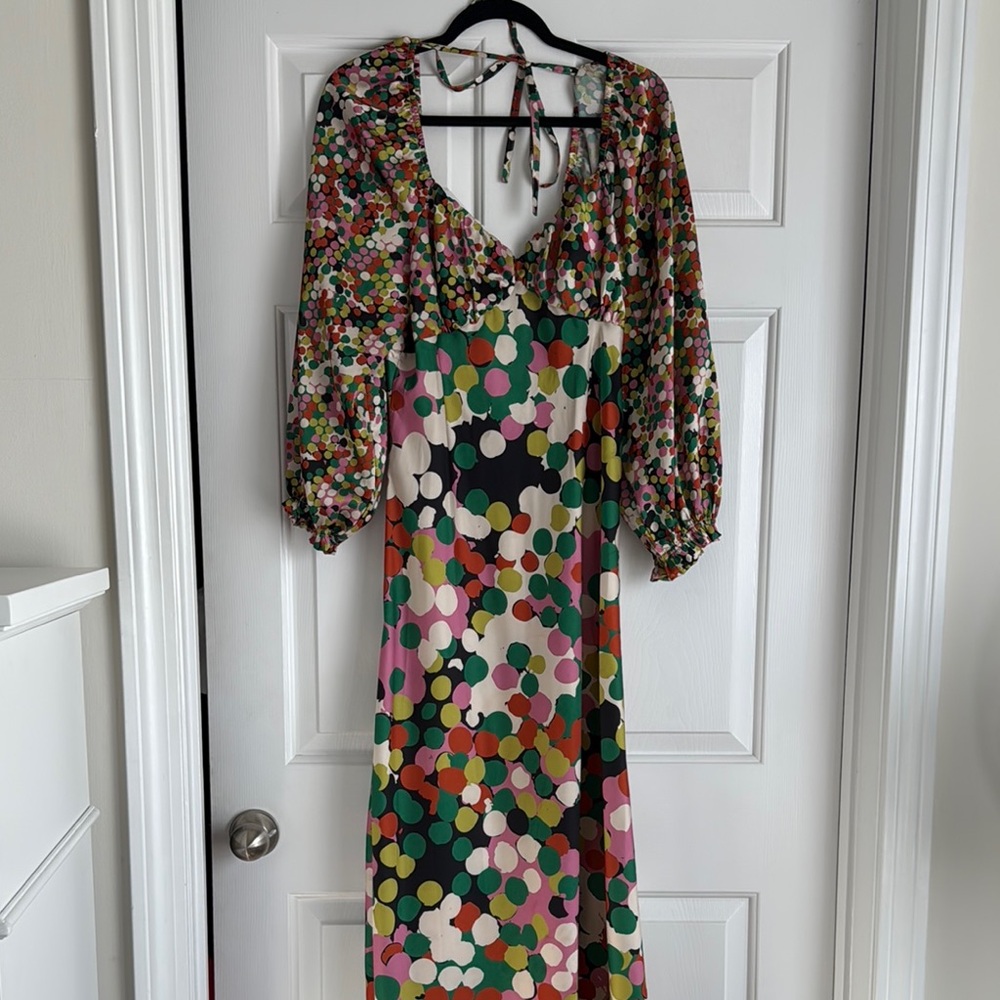 Floral Multicolor Maxi Dress